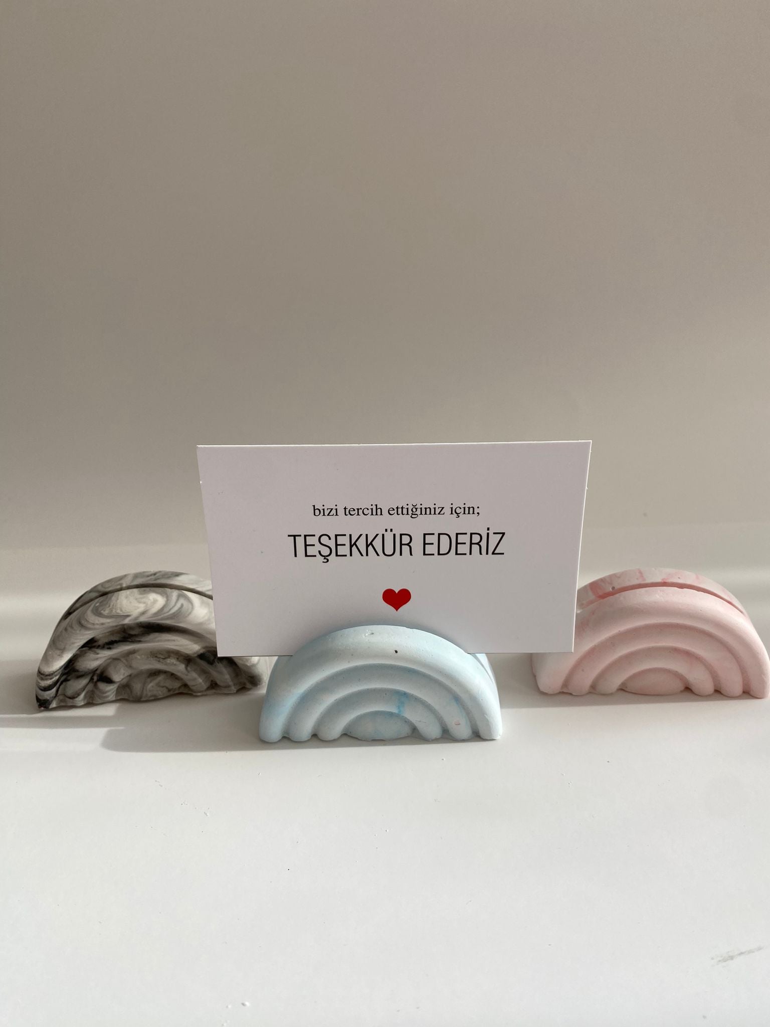 Mini Not Tutucu Mermer Desen