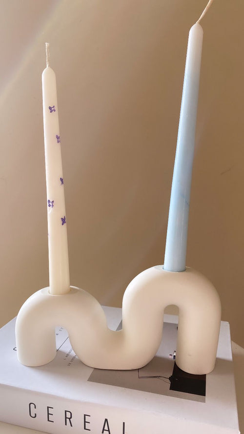 Beton Dekoratif Wavy Şamdan